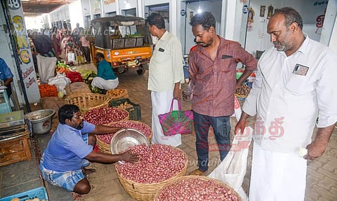 சின்னவெங்காயம் விலை மீண்டும் உயருகிறது