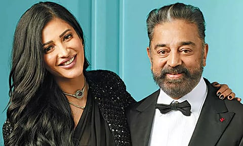 கமலுடன் சுருதிஹாசன் பாடிய இசை ஆல்பம் விரைவில் வெளியாகிறது