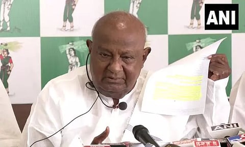 காவிரி விவகாரம்: பிரதமர் நரேந்திர மோடி நேரடியாக தலையிட வேண்டும் - தேவகவுடா கோரிக்கை