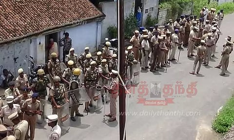 விநாயகர் சிலை ஊர்வலத்தில் ஏற்பட்ட தகராறில் 3 பேர் கைது