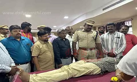 சேது என்ஜினீயரிங் கல்லூரியில் ரத்ததான முகாம்