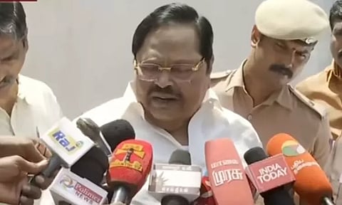 பாஜக கூட்டணியில் இருக்க கூடாது என்பதை உணர்ந்துதான் அதிமுக முடிவு - அமைச்சர் துரைமுருகன்