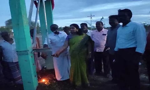 மாணிக்கவாசபுரத்தில் புதிய மின்மாற்றி இயக்கி வைப்பு