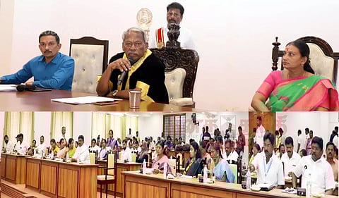 சேலம் மாநகராட்சி கூட்டத்தில்கலைஞர் உரிமைத்தொகை வழங்கிய முதல்-அமைச்சருக்கு பாராட்டு தெரிவித்து தீர்மானம்அ.தி.மு.க.வினர் வெளிநடப்பு