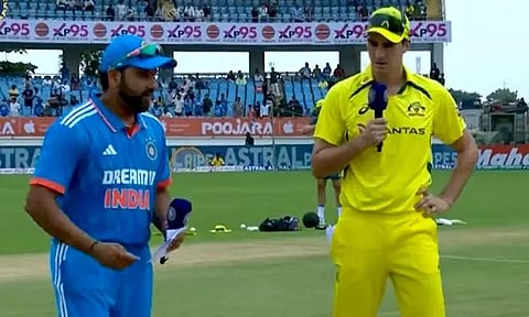 இந்தியாவுக்கு எதிரான கடைசி ஒருநாள் போட்டி: டாஸ் வென்ற ஆஸ்திரேலிய அணி பேட்டிங் தேர்வு