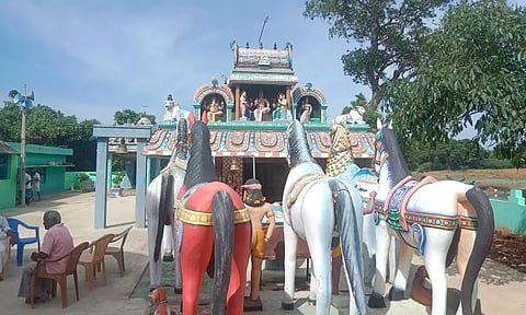 மருதூர் பெரியசாமி கோவில் பூட்டை உடைத்து ஐம்பொன் சிலைகள் கொள்ளை