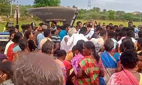 கலப்பையில் தவறி விழுந்து விவசாயி சாவு