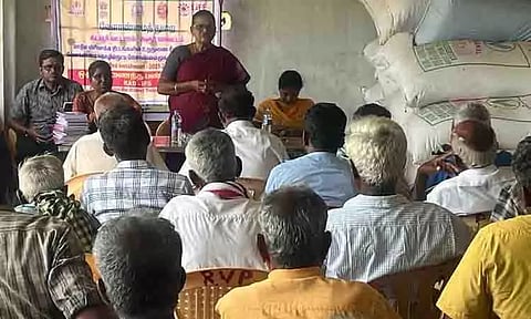 ஒருங்கிணைந்த பண்ணை திட்டம் குறித்து விவசாயிகளுக்கு பயிற்சி