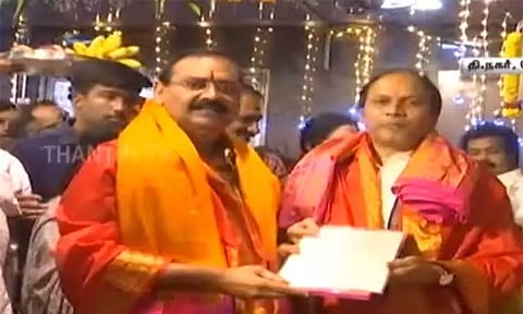 தி.நகரில் திருப்பதி கோவில் கட்ட ரூ.19 கோடி நன்கொடை - தேவஸ்தான ஆலோசனைக்குழு தலைவர் தகவல்