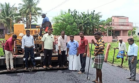 ரூ.8 கோடியில் சாலை பணி