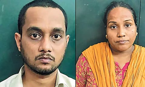 கிராம நிர்வாக அலுவலர் வேலை வாங்கி தருவதாக அமைச்சர் பெயரை சொல்லி ரூ.7½ லட்சம் மோசடி - பெண் உள்பட 2 பேர் கைது