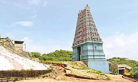 திருத்தணி முருகன் கோவிலில் படிகள் அமைக்கும் பணியை விரைந்து முடிக்க பக்தர்கள் கோரிக்கை