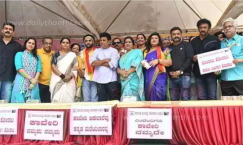 இருமாநில அரசுகளும் பேச்சுவார்த்தை நடத்தி காவிரி விவகாரத்தில் தீர்வு காண வேண்டும்: நடிகர் சிவராஜ்குமார் பேச்சு