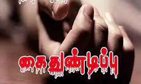 முதல் கணவரின் கை துண்டிப்பு