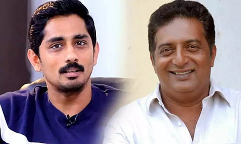 கன்னட அமைப்பினர் அவமதிப்பு... சித்தார்த்திடம் மன்னிப்பு கேட்ட பிரகாஷ்ராஜ்