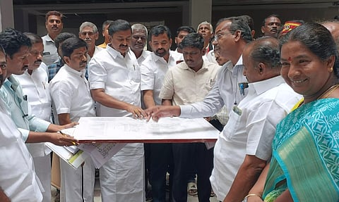 ரூ.87 கோடி மதிப்பில் கட்டப்பட்டு வரும் இ.எஸ்.ஐ. மருத்துவமனை