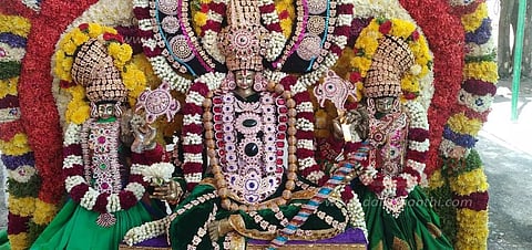 மத்தூர் சீனிவாச பெருமாள் கோவிலில் திருக்கல்யாண விழா