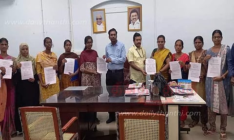 45 இளநிலை உதவியாளர்கள் பணியில் சேர்ந்தனர்