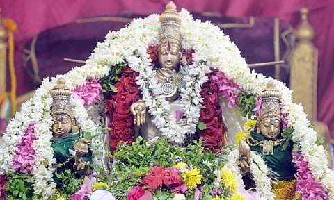 பெருமாள் கோவில்களில் பக்தர்கள் கூட்டம் அலைமோதியது