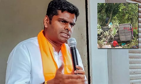 குன்னூரில் சுற்றுலா பேருந்து கவிழ்ந்து விபத்து: அண்ணாமலை இரங்கல்