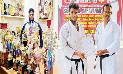 'தங்கம்' குவிக்கும் மாணவன்