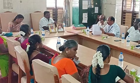 தென்கரை பேரூராட்சி கூட்டம்