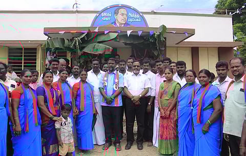 மாரியம்பட்டியில் நூலக திறப்பு விழா