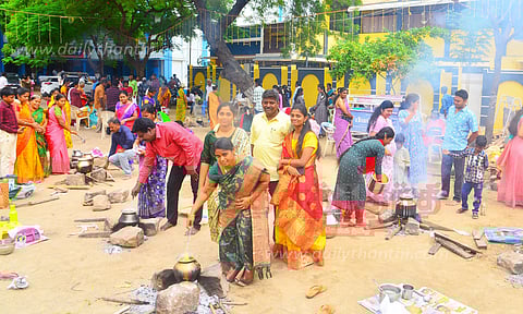 புதூர் லூர்து அன்னை ஆலயத்தில் பொங்கல் விழா