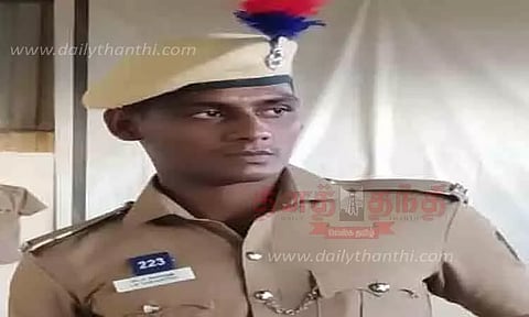 போலீஸ்காரர் தூக்குப்போட்டு தற்கொலை