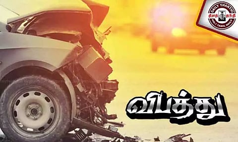 லாரி-மோட்டார் சைக்கிள்கள் மோதல்; பி.யூ.சி. மாணவர்கள் 3 பேர் சாவு