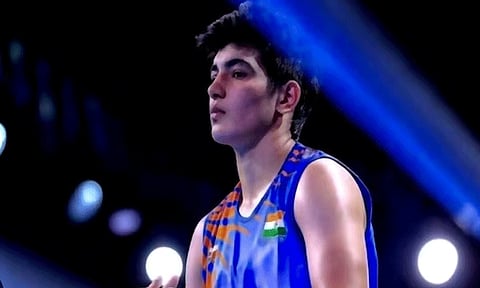 ஆசிய விளையாட்டு: இந்திய குத்துச்சண்டை வீராங்கனை பர்வீன் அரைஇறுதிக்கு முன்னேற்றம்- ஒலிம்பிக் இடத்தையும் உறுதி செய்தார்