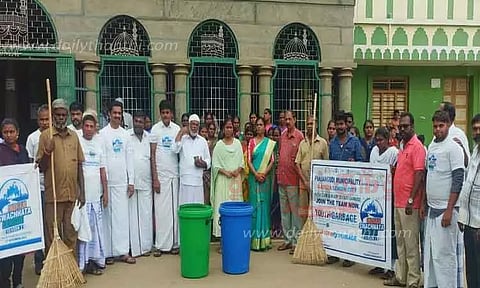 புளியங்குடியில் தூய்மை பணி