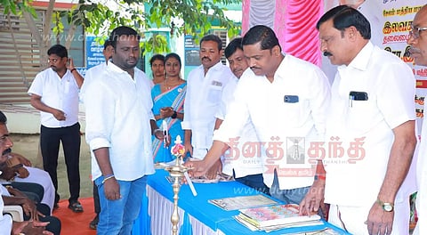 தின்னப்பட்டியில் தி.மு.க. சார்பில்இலவச மருத்துவ முகாம்