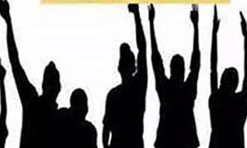 காவிரியில் தண்ணீர் திறக்க வலியுறுத்தி பார்வையற்றோர் ஆர்ப்பாட்டம்