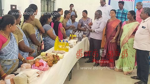 மகளிர் சுய உதவிக்குழுக்கள் உற்பத்தி பொருட்கள் விற்பனை சந்தை