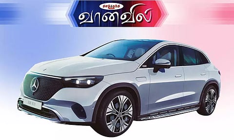 மெர்சிடஸ் இ.கியூ.இ 500 பேட்டரி எஸ்.யு.வி.