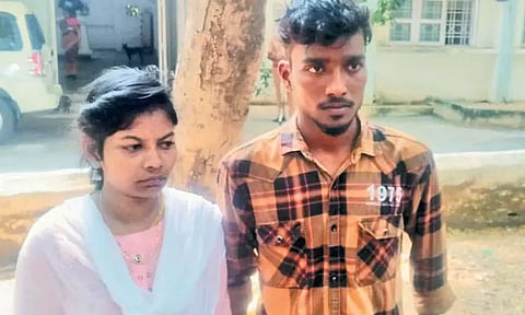 காஞ்சீபுரம் போலீஸ் சூப்பிரண்டு அலுவலகத்தில் காதல் ஜோடி தஞ்சம்