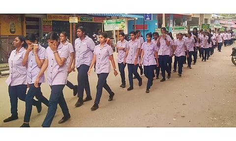 வன உயிரின வார விழிப்புணர்வு ஊர்வலம்