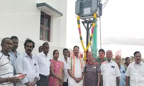 பாளையங்கோட்டையில் புதிய மின்மாற்றி; எம்.எல்.ஏ. திறந்து வைத்தார்