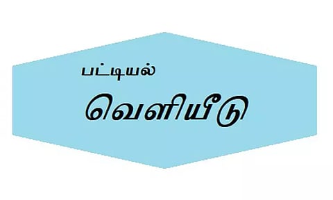 பண்டக காப்பாளர் சீனியாரிட்டி பட்டியல் வெளியீடு