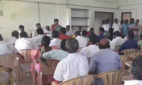 காவிரி கூட்டு குடிநீர் செயல்பாடுகள் குறித்த ஆய்வு கூட்டம்