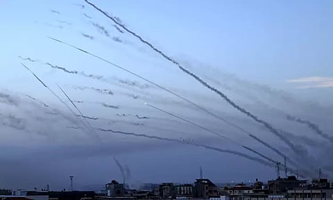 20 நிமிடங்களில் 5 ஆயிரம் ஏவுகணைகள் ஏவிய பாலஸ்தீனிய ஆயுதக்குழுக்கள் - இஸ்ரேலில் பெரும் பதற்றம்: போர் அறிவிப்பு