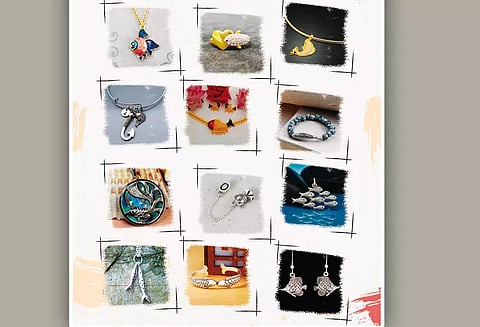 உணர்வுகளை மேம்படுத்தும் மீன் வடிவ நகைகள்