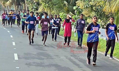 நாமக்கல்லில் மாரத்தான் போட்டி