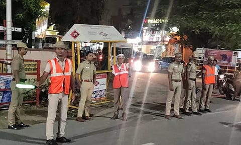 போலீஸ் சூப்பிரண்டு ஆய்வு