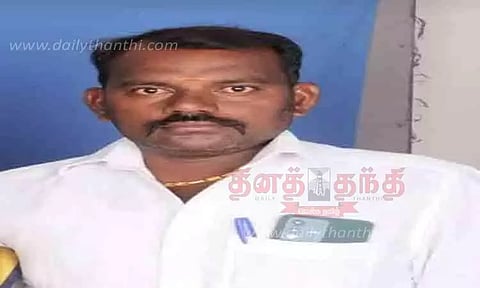 காரியாபட்டி அருகே விபத்தில் கொத்தனார் பலி