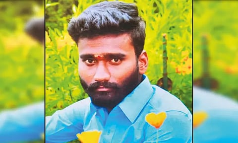 திருவாலங்காடு அருகே கிணற்றில் தவறி விழுந்த புதுமாப்பிள்ளை சாவு - காதல் திருமணம் செய்த ஒரு மாதத்தில் சோகம்