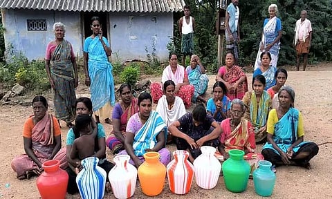 கோவில்பட்டி அருகே காலிக் குடங்களுடன் பெண்கள் ஆர்ப்பாட்டம்