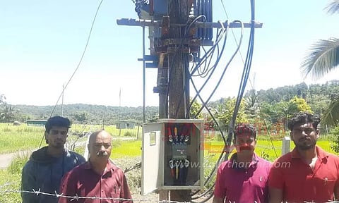 மின்மாற்றிகளில் 'சர்க்யூட் பிரேக்கர்' பொருத்தி சோதனை