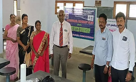 ஆதித்தனார் கல்லூரியில்வாக்காளர் விழிப்புணர்வு போட்டிகள்